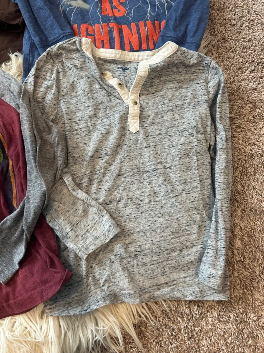4T/ 4/5 Boys Long-Sleeve tee lot - set of 6
